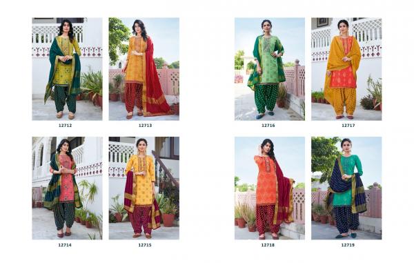 Kalaroop Bandhej Designer Silk Festive Wear Salwar